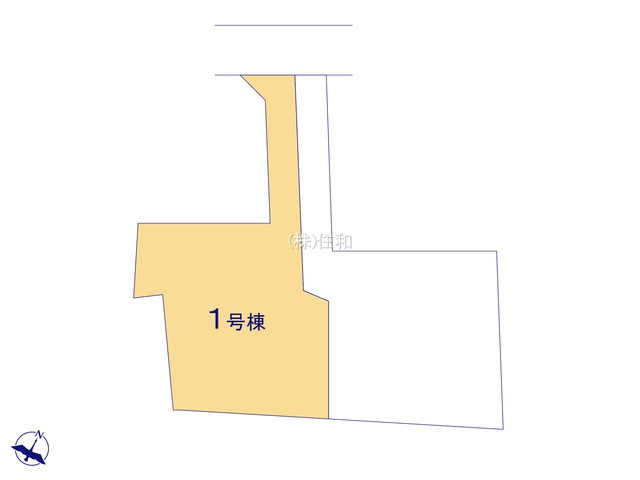 【新築分譲住宅】川越市大塚の区画図