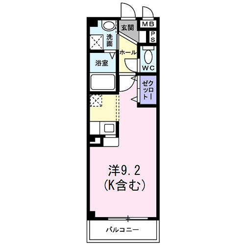 レインボー　スクエアの間取り