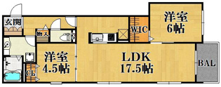 ピケルーナ西宮北口の間取り