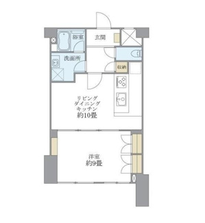 【間取り】 | 東建ニューハイツ市ヶ谷 | 間取りです。