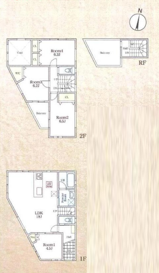 泉区中田西4丁目 新築戸建 7号棟 4380万円