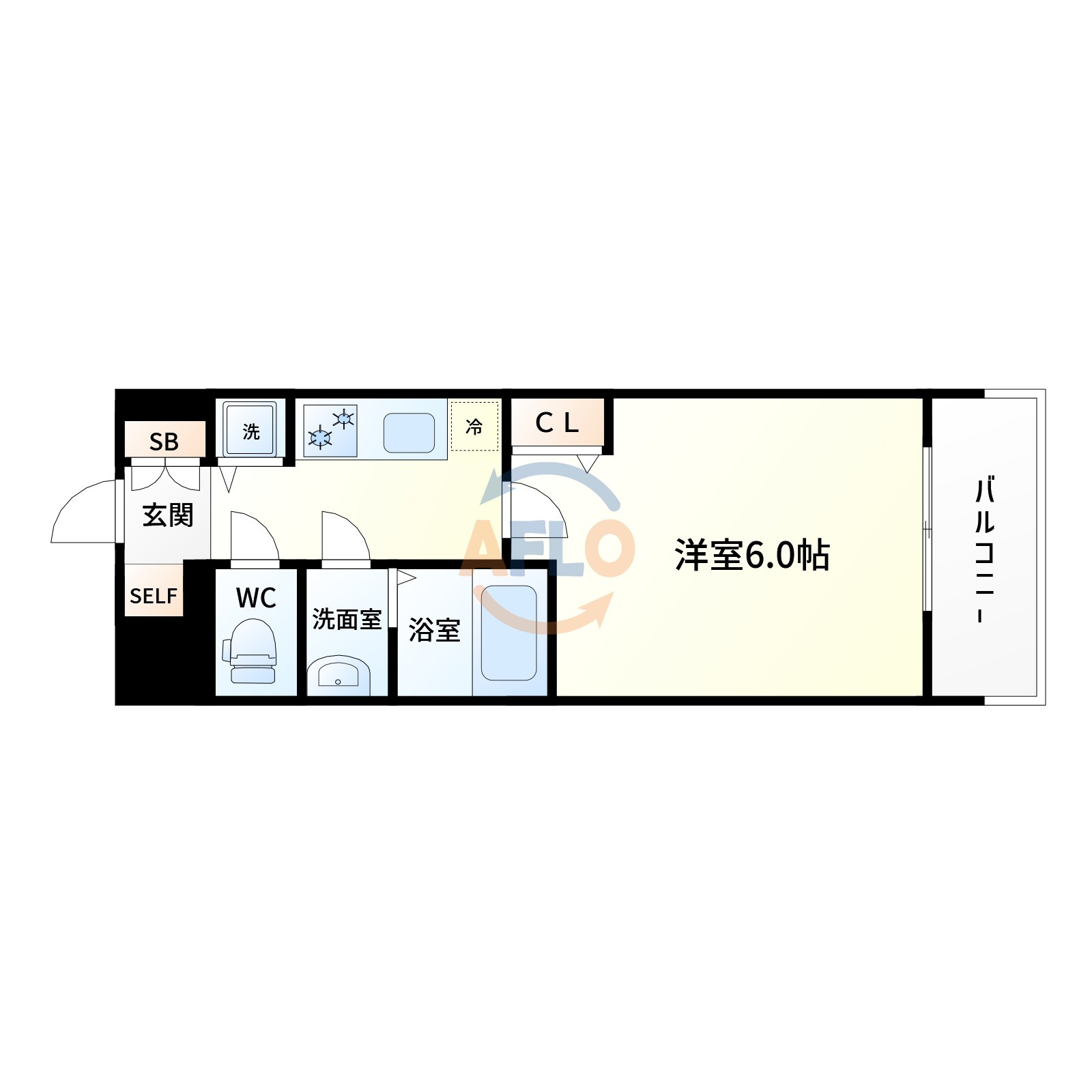 エスライズ新大阪フロントの間取り|エスライズ新大阪フロント　間取り