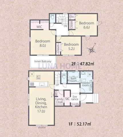 取手市新取手2丁目03期　新築戸建の間取り|当日のご予約も大歓迎です！「今から見たい」も柔軟にご対応いたします♪