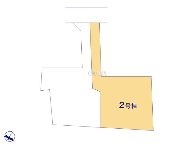 【新築分譲住宅】川越市大塚の区画図