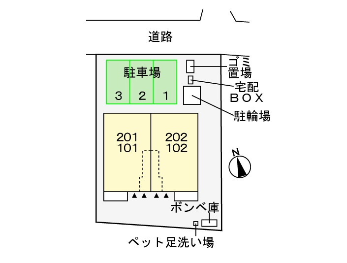 セレニアの区画図
