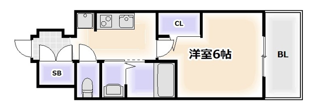 【間取り】 | エステムコート難波WEST-SIDEⅧエクシーナ