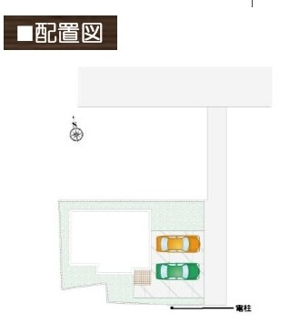 【仲介手数料無料】新築戸建　東松山市松本町1-2-6付近の区画図