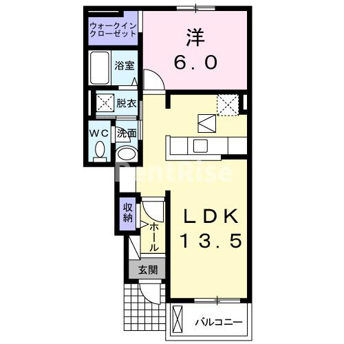 ブランドールの間取り|外観写真