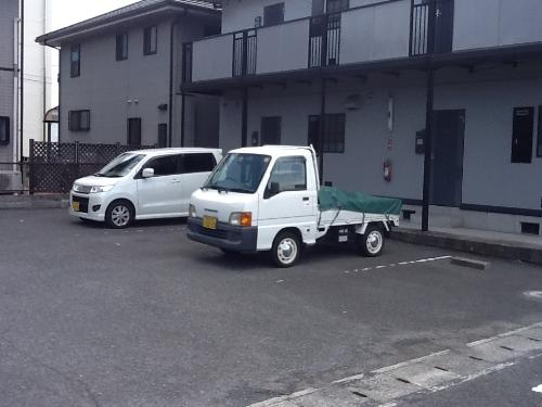 モデラート21 A棟の駐車場