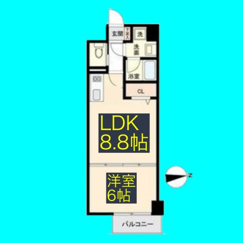 HF名駅北レジデンス　EASTの間取り