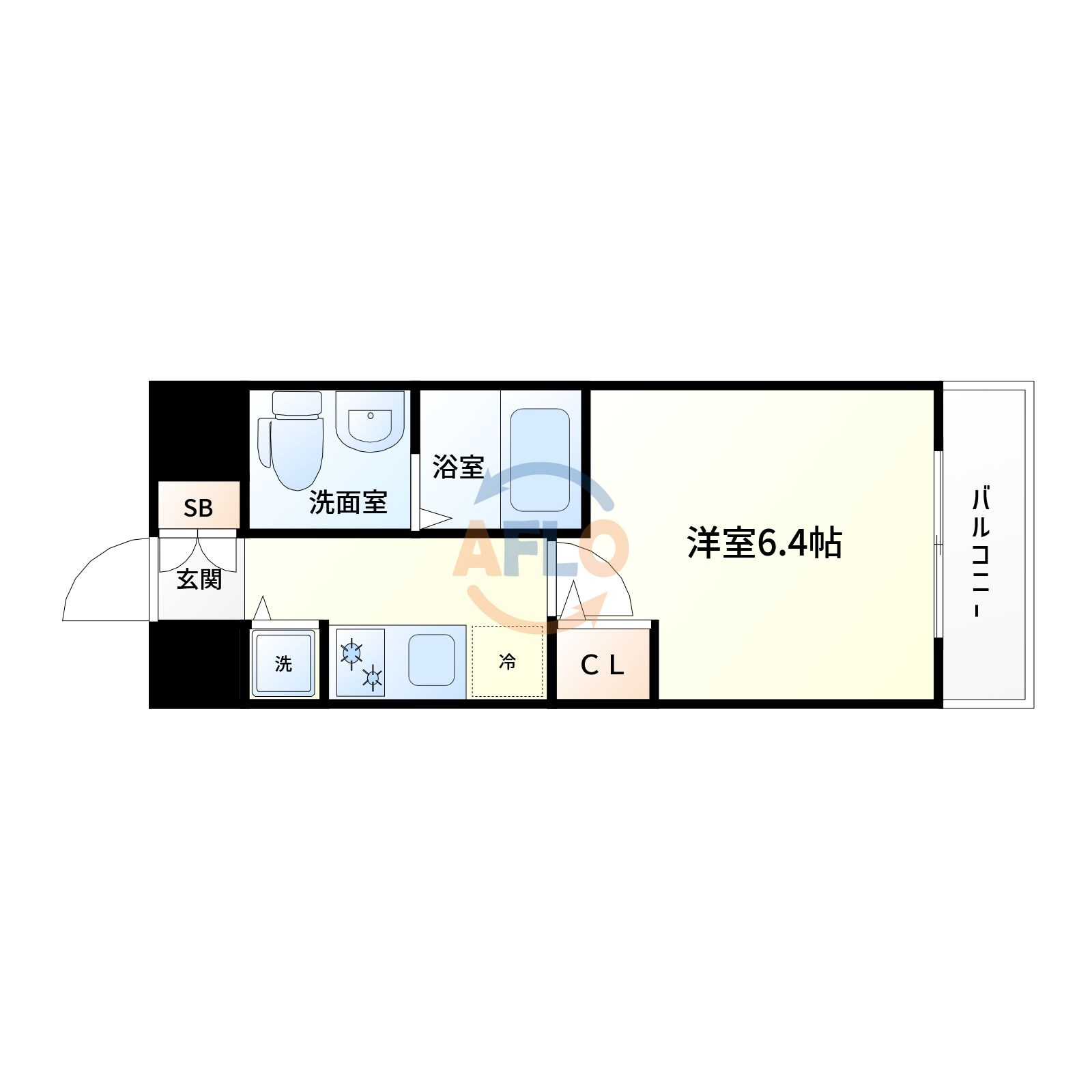 エスリード江坂江の木町の間取り|エスリード江坂江の木町　間取り
