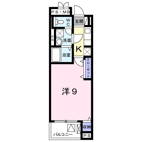 サンフォーレ北野の間取り