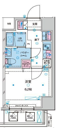 GENOVIA京成立石Ⅱskygardenの間取り