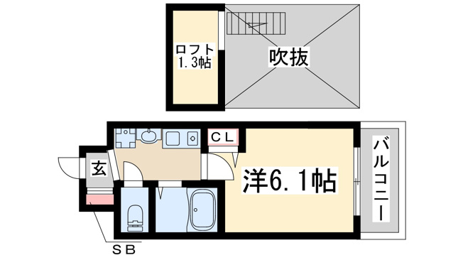 【間取り】 | エステムコート新大阪5ソレックス