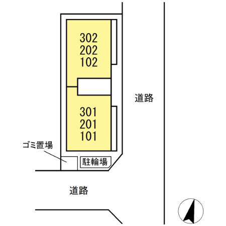 ケルサス湘南台の区画図