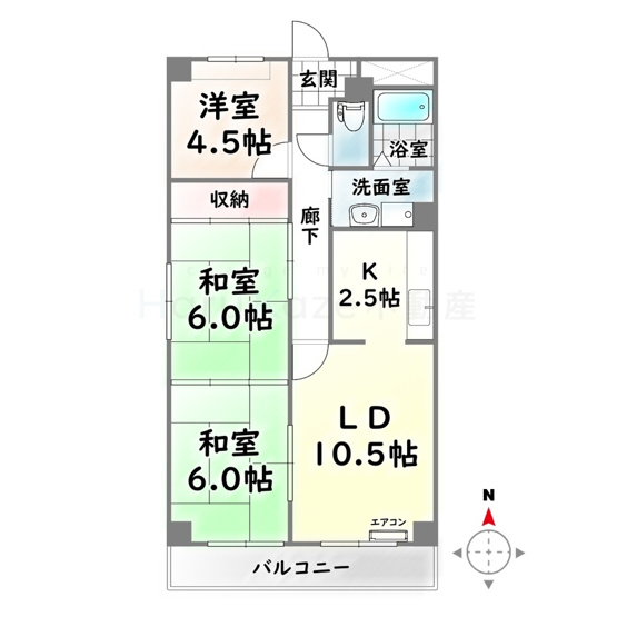 【間取り】 | シティ・ライフ山下通【名古屋市賃貸・ファミリータイプ】