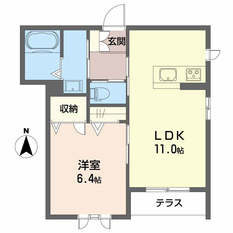 シャーメゾン プリメーロの間取り