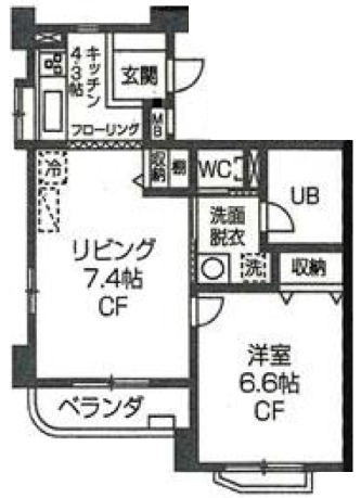 【間取り】 | 宝栄ハイツ西弁財