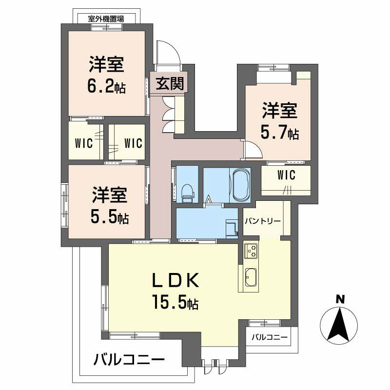 プランドミールの間取り