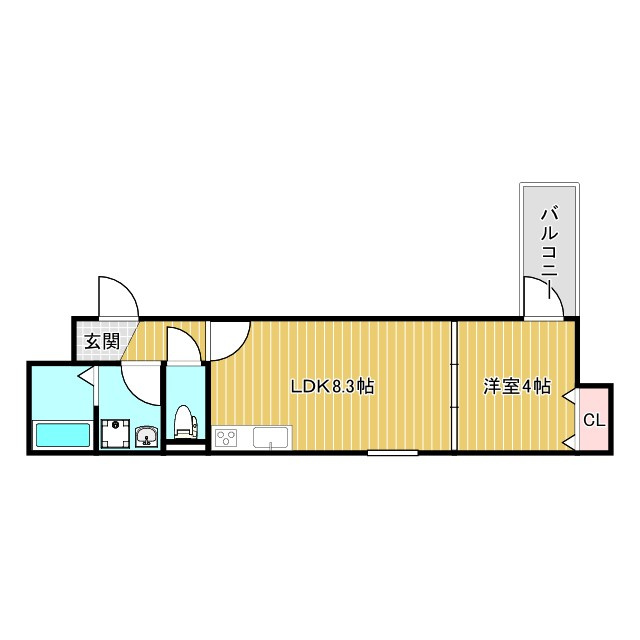 D porta ventvertの間取り