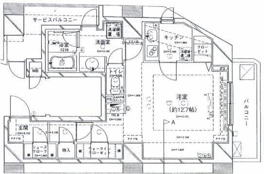 パレステュディオ六本木の間取り