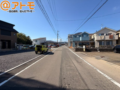 【前面道路含む現地写真】 | 葵区上土2丁目　新築戸建　B区画