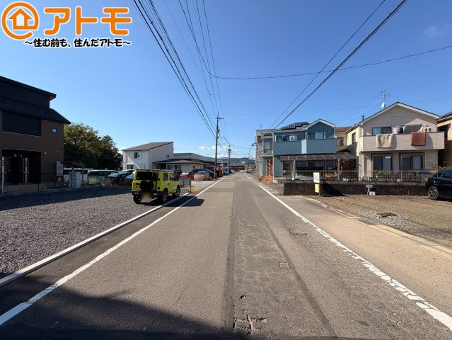 【前面道路含む現地写真】 | 葵区上土2丁目　新築戸建　B区画
