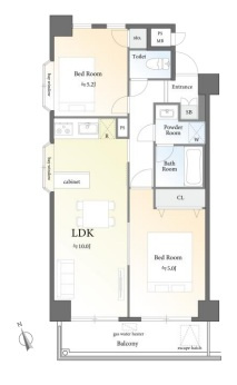 プロスペアー木場の間取り|プロスペアー木場：南西向き角部屋！全居室収納・窓が付いた２ＬＤＫフルリノベーション物件は令和８年１２月中旬完成予定となっております！