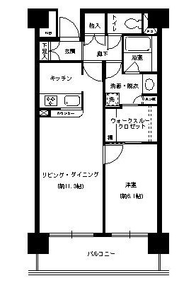 イルジェールヴィラの間取り|間取りです。