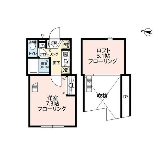 エクセラン東向島の間取り