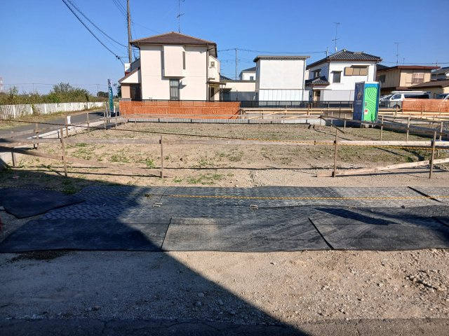 深谷市稲荷町北　の外観|１号棟現地現況（2026年10月09日）撮影