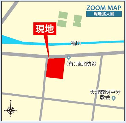 深谷市稲荷町北　の地図|案内図②