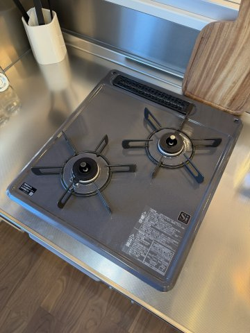 中野区本町４丁目の中古マンションのキッチン|2口ガスコンロ