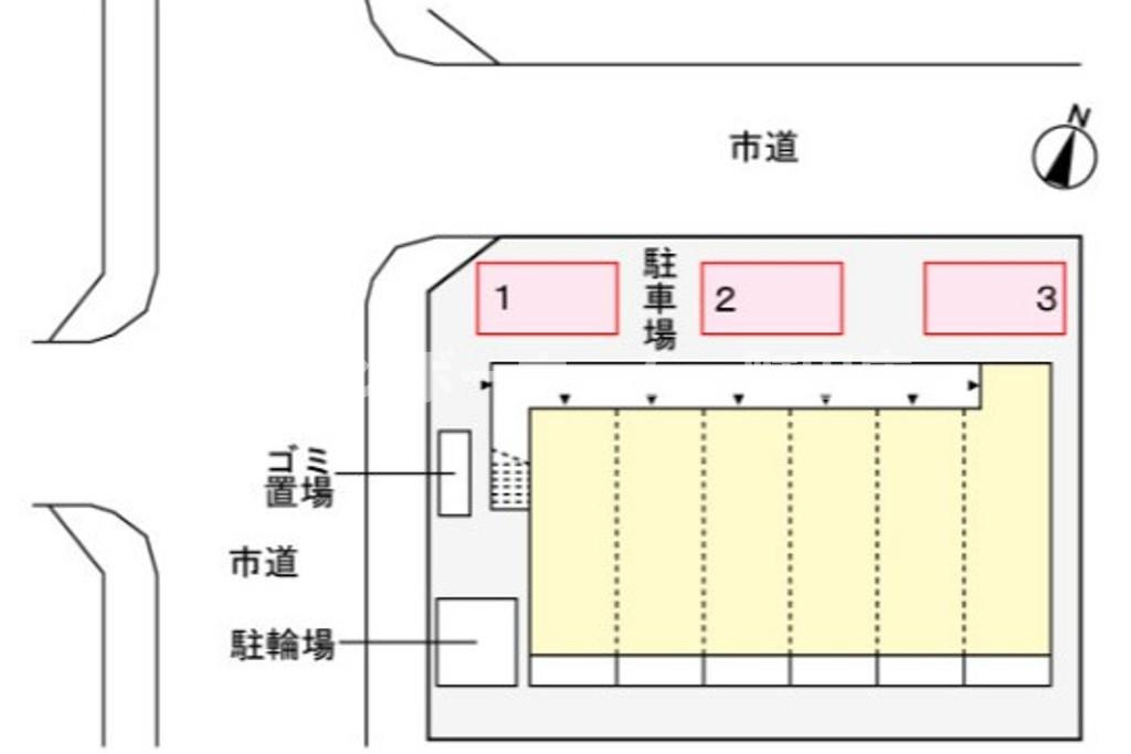 メゾン・ユーフォリア※初期費用分割あと払いサービス利用可能物件の区画図