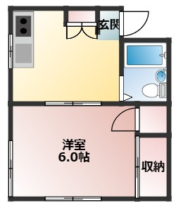 【間取り】 | コーポ三山