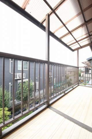 鹿沼市東町貸家のバルコニー