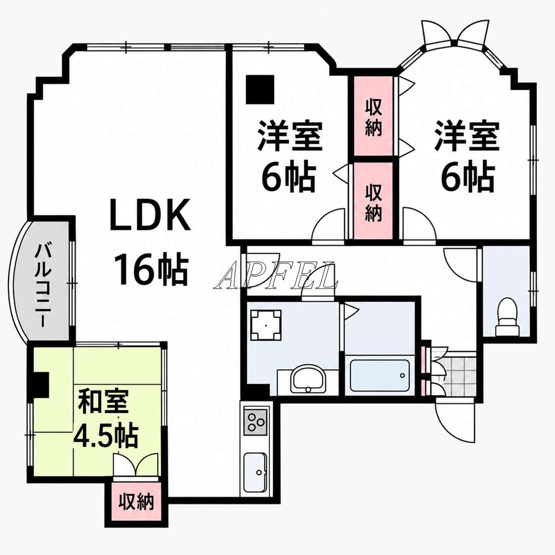 【間取り】 | アネックスあしべ
