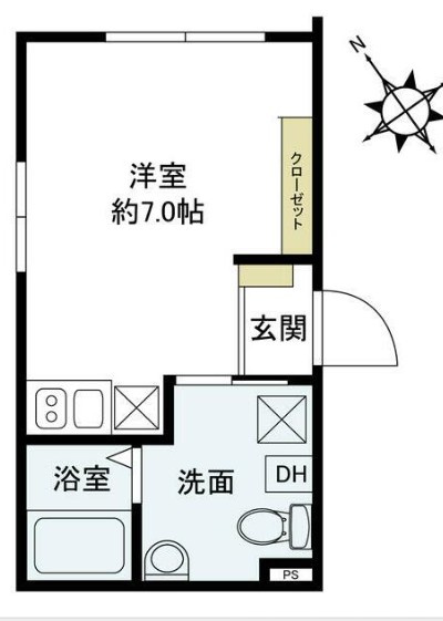 コンフォーリア門前仲町の間取り
