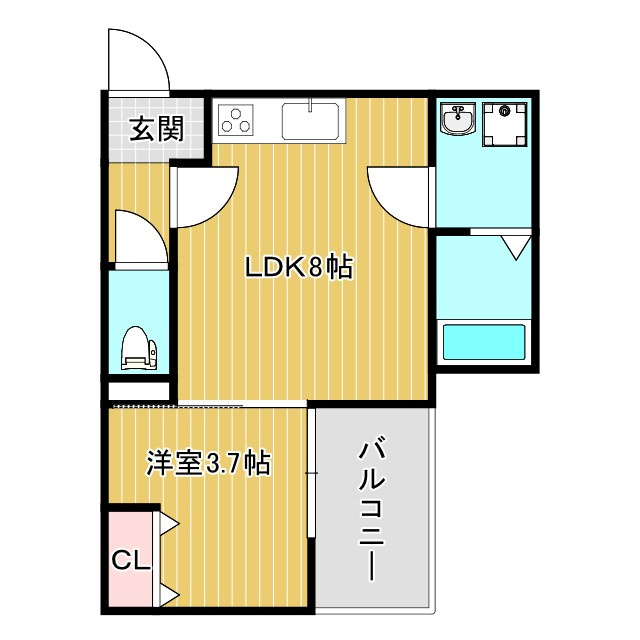 D porta ventvertの間取り