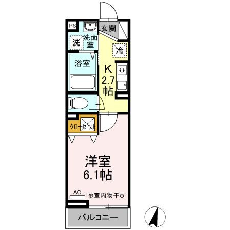 クレールコート井土ヶ谷の間取り