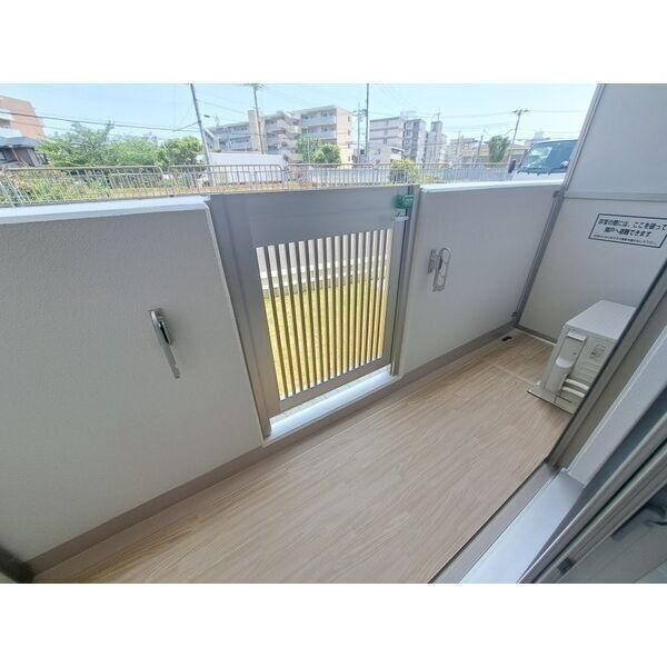 スプランディッド甲子園のバルコニー