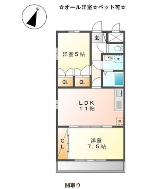 ドミールシャルムの間取り