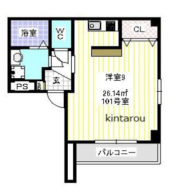 リベルテプレジール蘇我　の間取り