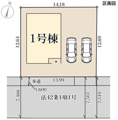 リーブルガーデン長浜市南小足町9期の区画図