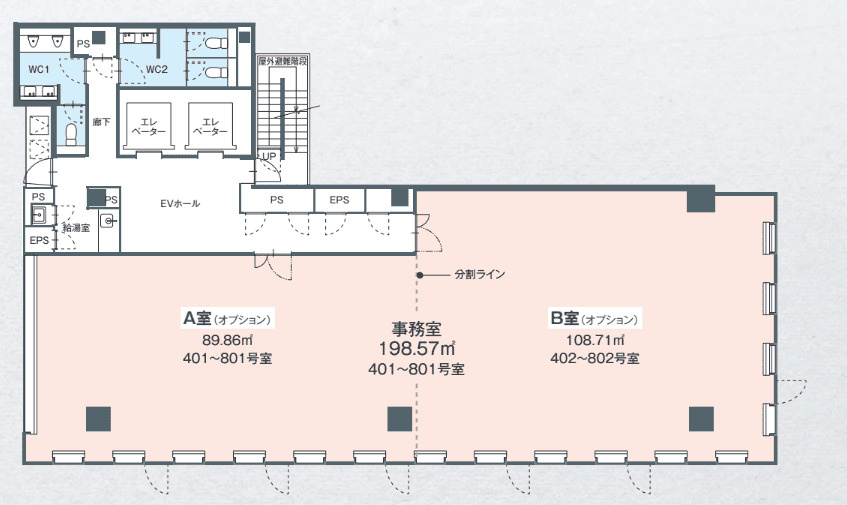 金山ＴＳビルの間取り