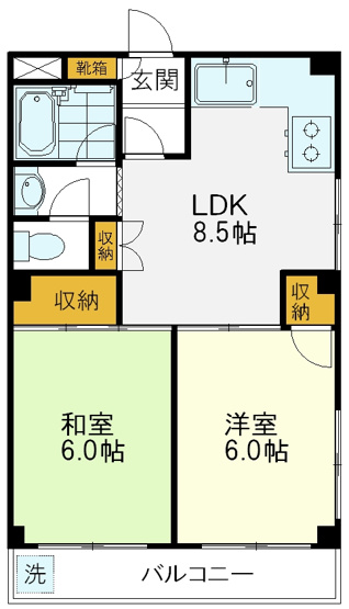 【間取り】 | レムロード国分寺