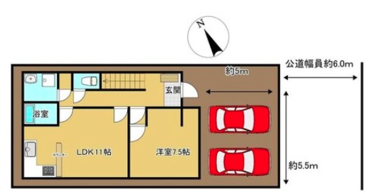 【区画図】 | 花見川区こてはし台6丁目　中古戸建て | 区画図