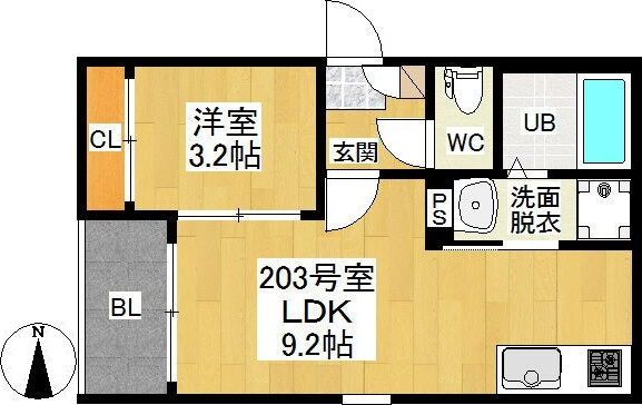 REGALEST豊田本町の間取り