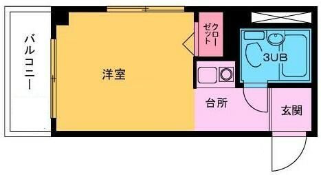 長田ビルの間取り|間取りです。