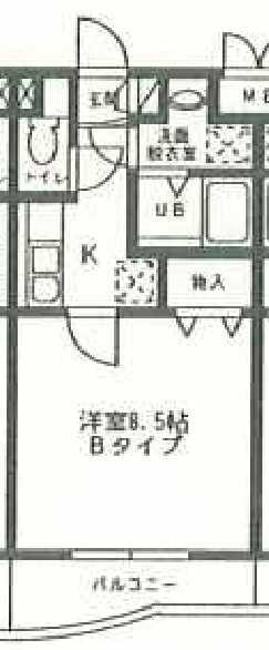 シャルム南流山弐番館の間取り